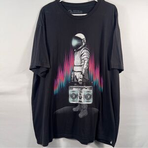 Astronaut Graphic Tee in Black by Into the AM